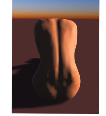 nude at sunset
