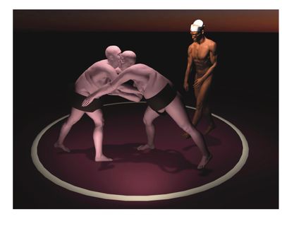 in the sumo ring