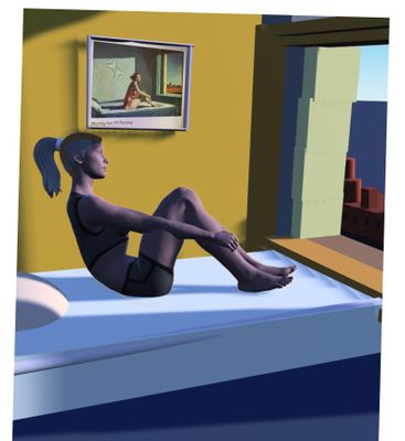 morning light (after edwin hopper)