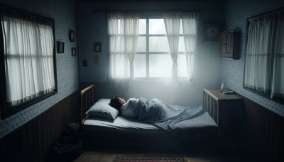 sleeping man