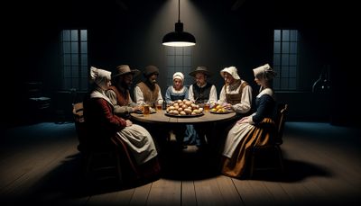 the potato eaters (after van gogh)