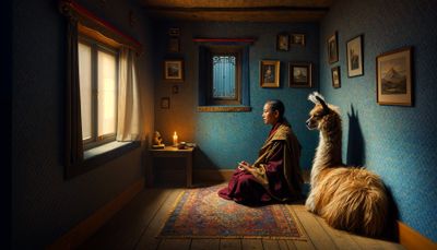 a lama and a llama