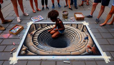 the chalk aratist