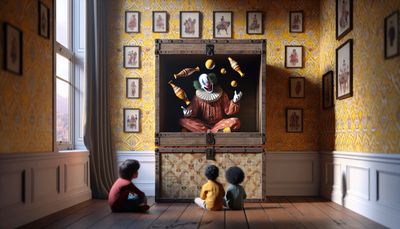 clown box
