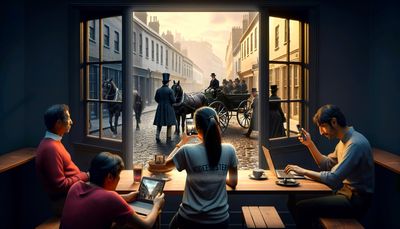 looking into the past