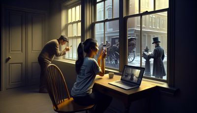 looking into the past