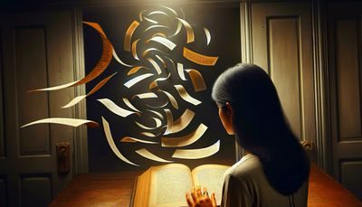 ,,,, the words seemed to fly off the page