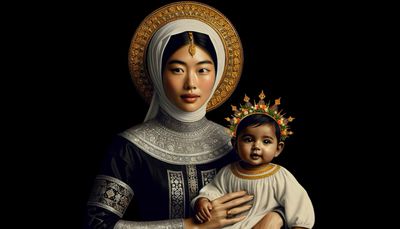 imagining the middle ages - mary and jesus icon