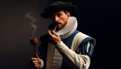 imagining the middle ages - man with sir walater raleigh collar