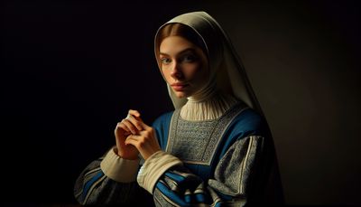 imagining the middle agest - a yound woman