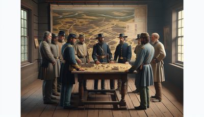imagining the civil war- confedeate generals plan of attack