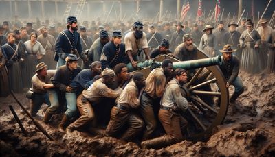 in the civil war - freeing the canon