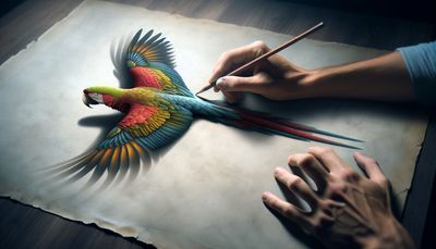 the parrot comes to life = 1