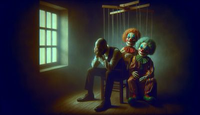 the depressed clown