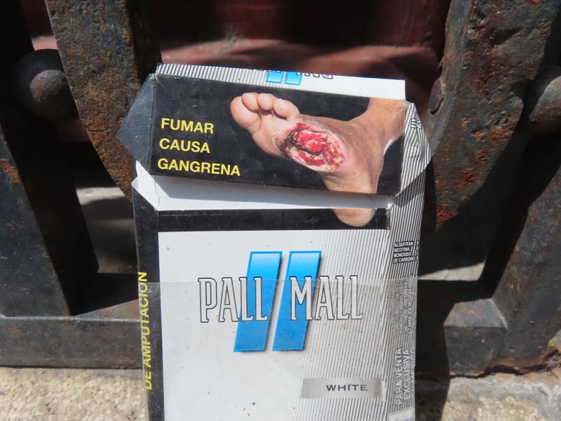 cigarette pack Mexico