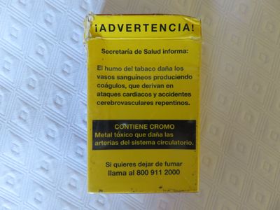 Mexico cigarette pack