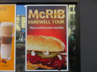 Los Angeles McDonalds McRib farewell tour