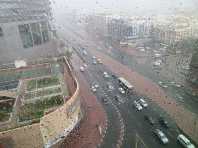 WOW rain in Dubai