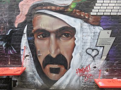 Melbourne mural Zappa
