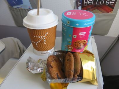 IndiGo snack on domestic flight