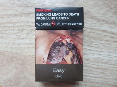 Singapore cigarette pack