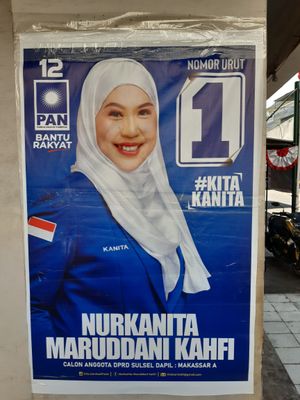 Makassar election poster