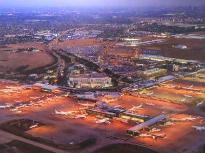 picture of Melbourne airport in International terminal Melbourne airport