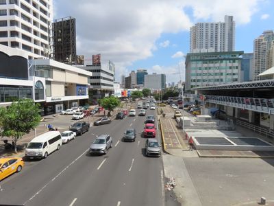 Panama City Av. Central Espana looking north