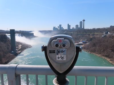 Niagara Falls view from Rainbow Bridge