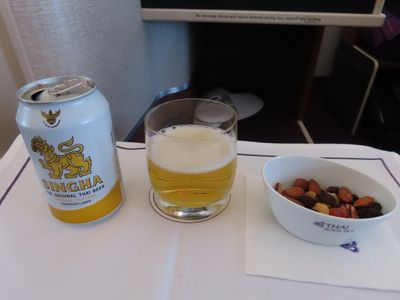 Thai Airways Melbourne to Bangkok in business class