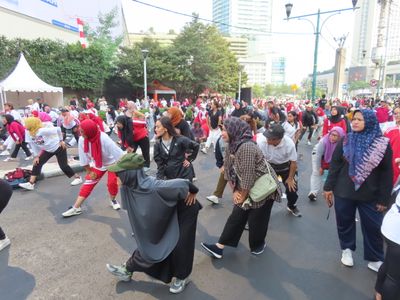 Jakarta car free sunday