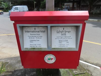 Yangon mailbox