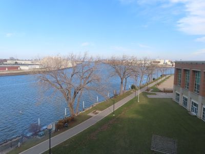 Green Bay view from hotel room
