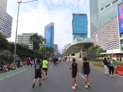 Jakarta car fee sunday