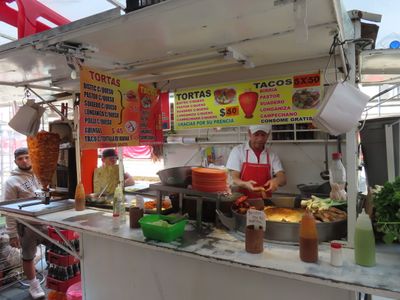 Mexico City Taco street stall