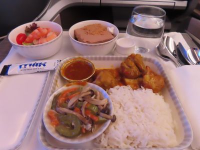 Singapore Airlines Singapore to Bangkok in business class