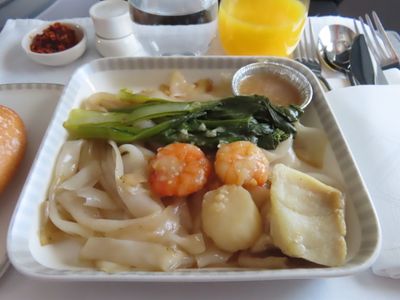 Singapore Airlines Bangkok to Singapore in business class
