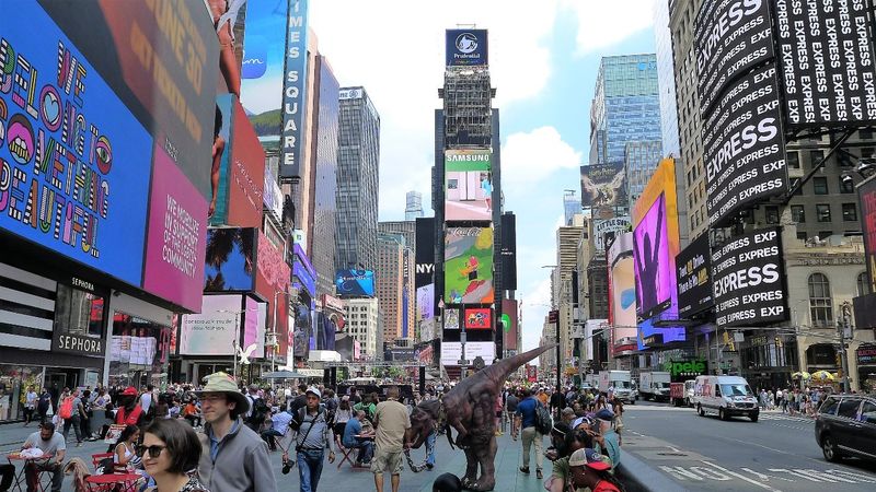 Time square concrete jungle