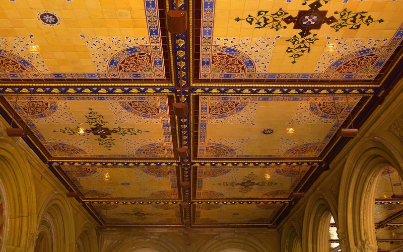 Artwork in Bethesda Terrace, Central park