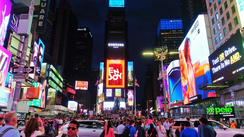 Time Square at night