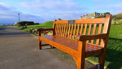 Seating at the esplanade garden Hunstanton 