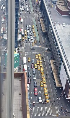 Manhattan street traffic