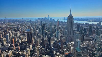 Downtown Manhattan from The Summit One