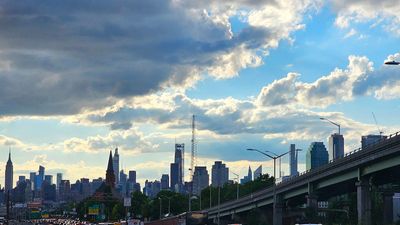 Traffic to get into Manhattan