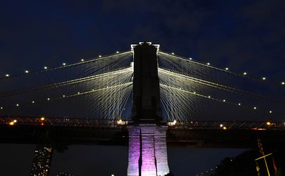 Brooklyn Bridge at dusk