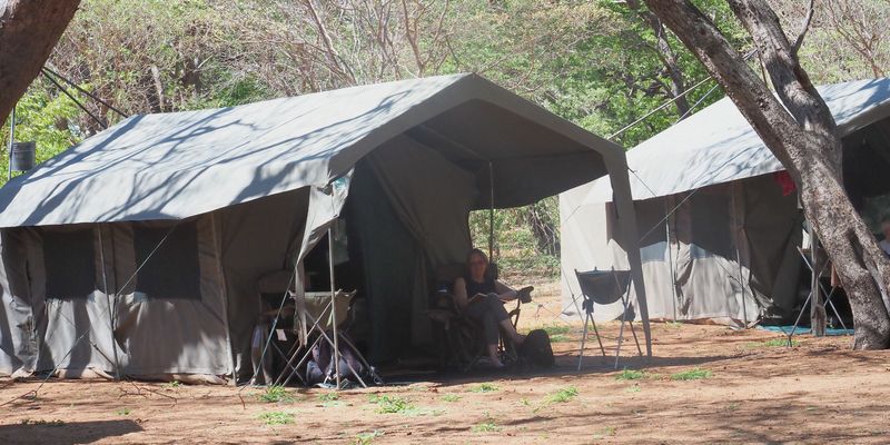 Our camp at Savuti