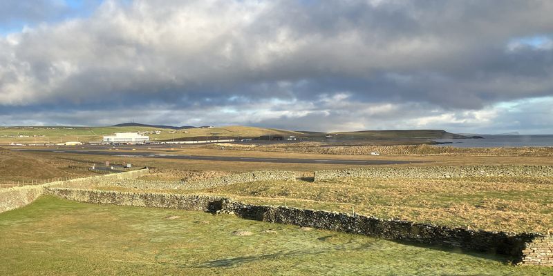 View of Sumburgh airport