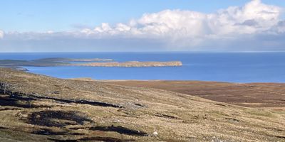 Bressay and Noss from Mossy Hill