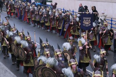 Up Helly Aa morning procession