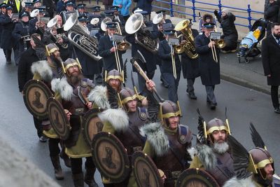 Up Helly Aa morning procession